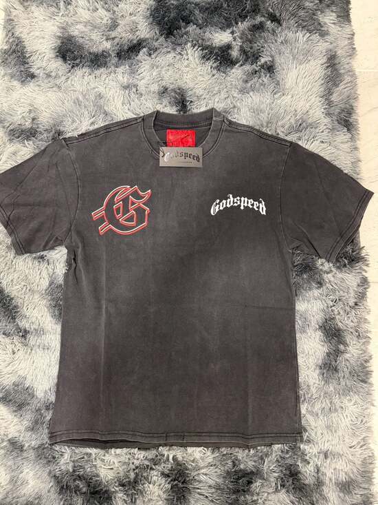 Godspeed Other - Godspeed New York Statue of Liberty E Pluribus Unum Washed Black T-Shirt
